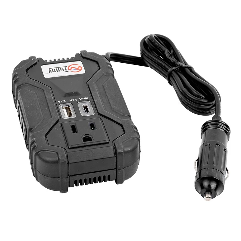 120W DC To AC Power Inverter With Type C Output 12V To 120V/230V factory
