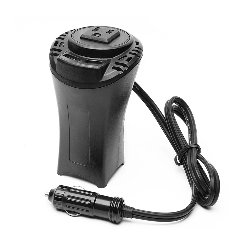 150W Cup Holder Power Inverter 12V To 110V With Dual USB Ports (3.1A) suppliers
