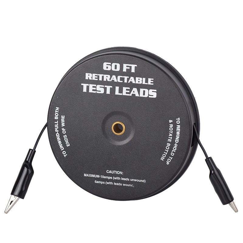 30-60ft Retractable DC Test Leads With Magnetic Mount - 10A Automotive Lead suppliers 30-60ft Retractable DC Test Leads With Magnetic Mount - 10A Automotive Lead suppliers